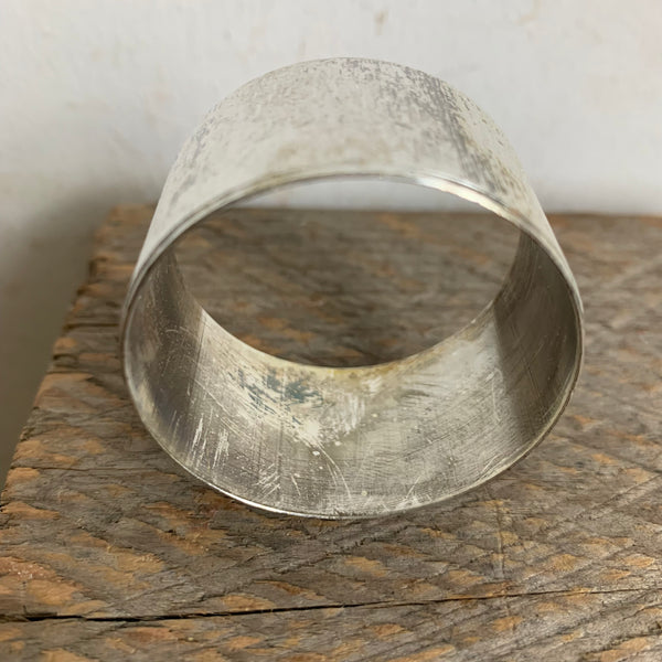 Vintage 6 versilberte Serviettenringe