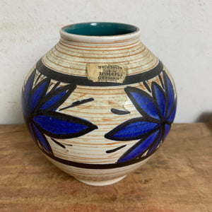 Mid Century Keramik Vase von Carstens Tönnieshof 652-13