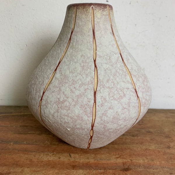 Vintage Keramik Vase von Überlacker 456 / 17