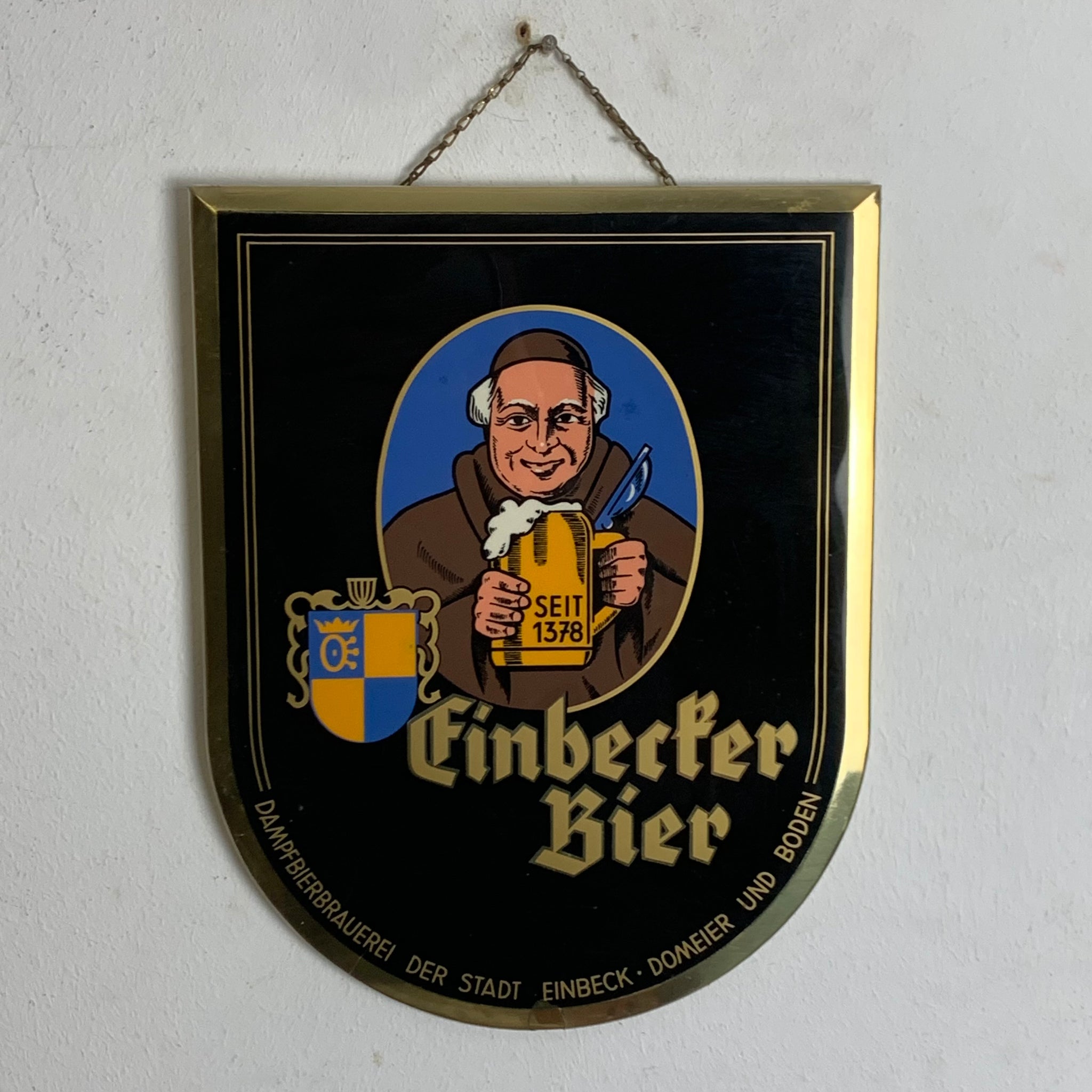 Vintage Schild Einbecker Bier