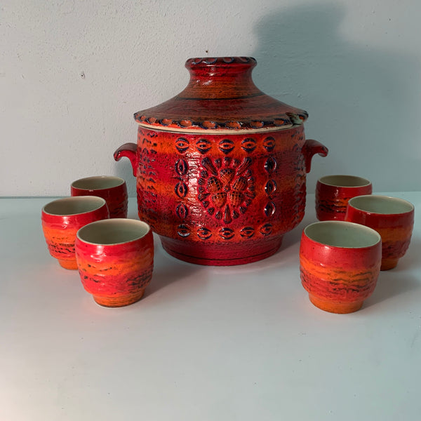 Keramik Bowle Service Dümler und Breiden 870