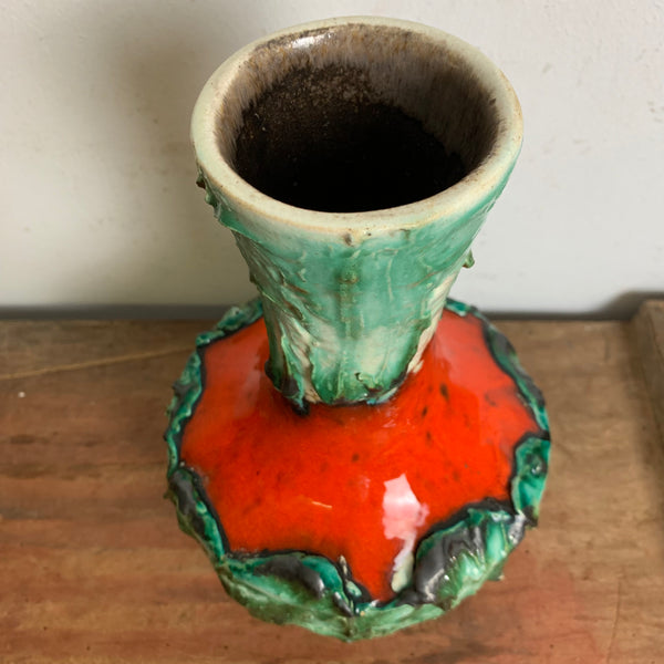 Vintage Fat Lava Keramik Vase