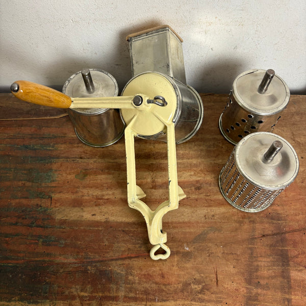 Vintage Tisch Trommel Reibe