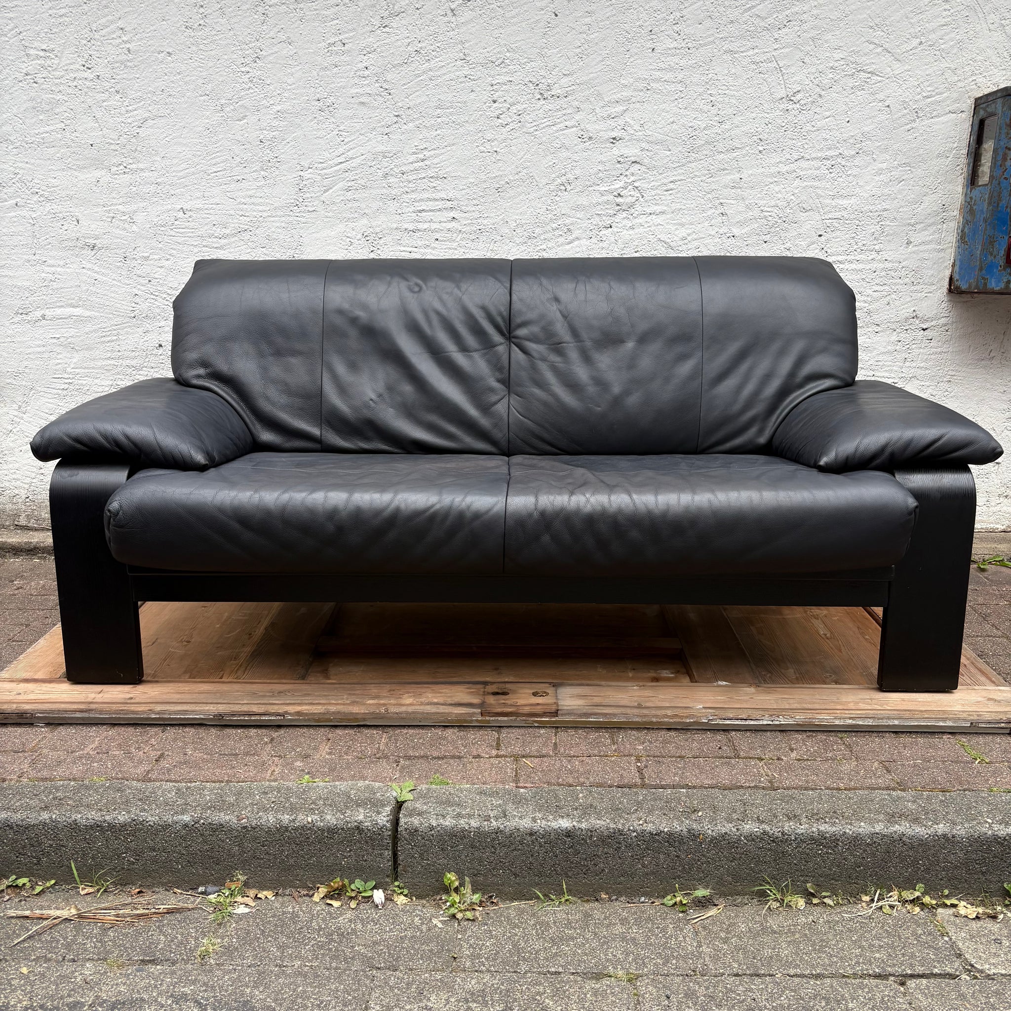 Postmodernes deutsches Brutalistisches Sofa von Rolf Benz für Musterri – Trödelfuchs Vintage Shop