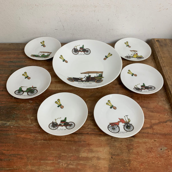 Vintage Mid Century Konfekt Schalen Set Oldtimer von Winterling