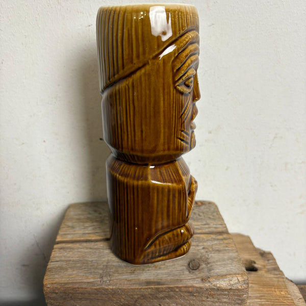 Vintage 6er Set Cocktail Becher Tiki Mug Mövenpick Moai von Fred Roberts