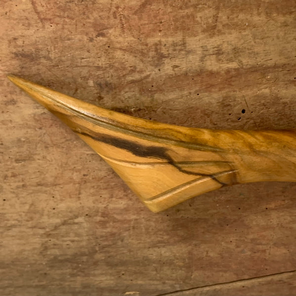 Vintage Flaschenöffner als Fisch aus Holz