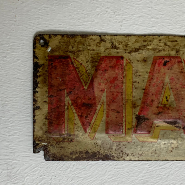 Vintage Blechschild Maggis Würze