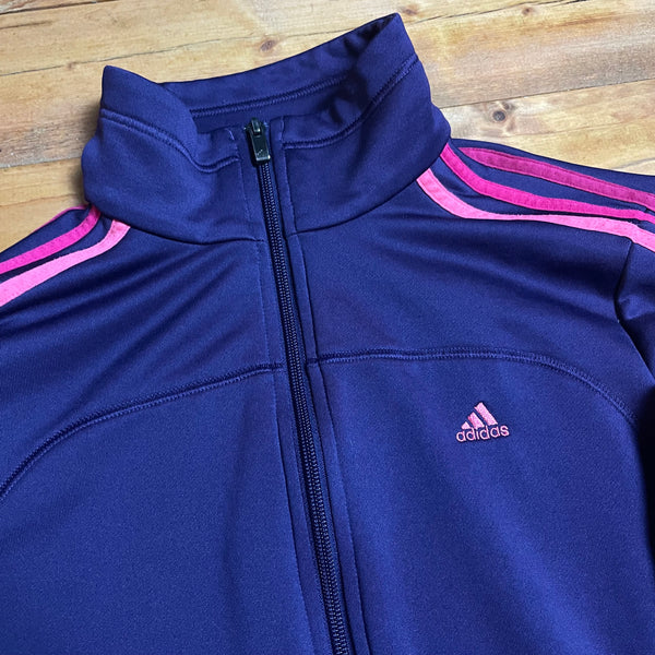 Adidas Trainingsjacke Vintage in Lila Pink