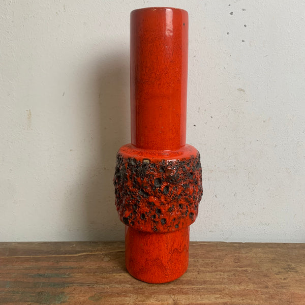 Vintage Fat Lava Keramik Vase von Otto Keramik