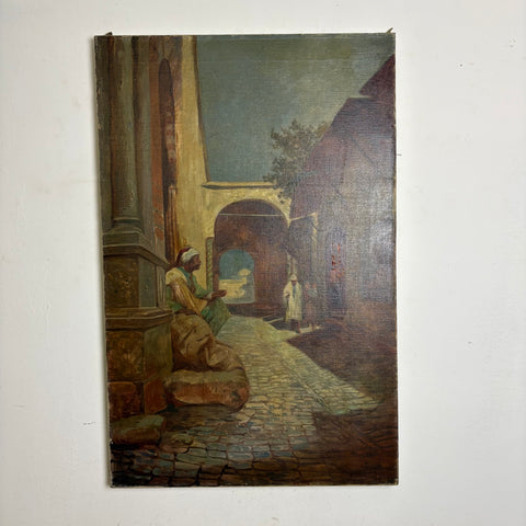 Ölgemälde arabisches Viertel Orient