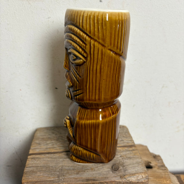 Vintage 6er Set Cocktail Becher Tiki Mug Mövenpick Moai von Fred Roberts
