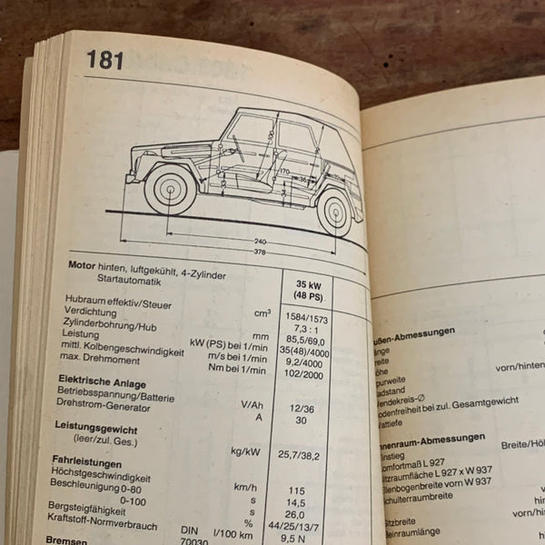 Vintage Heft VAG Verkauf Volkswagen und Audi Modelle 1979