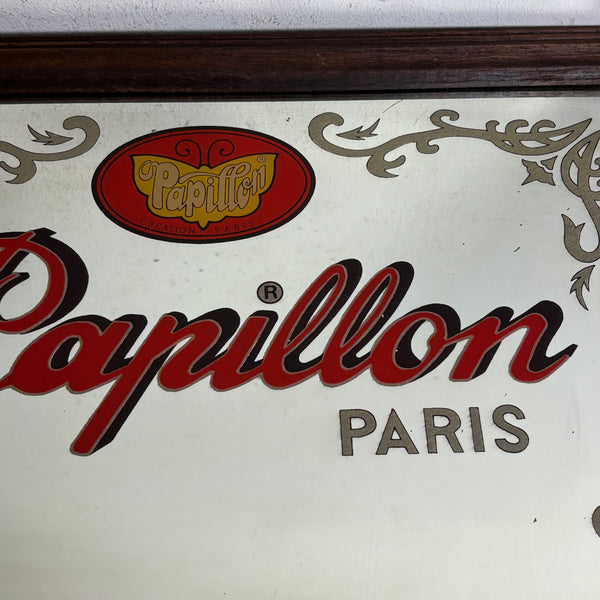 Vintage Werbe Spiegel Pappilon Paris