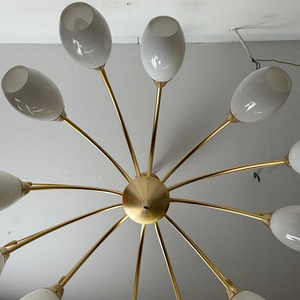Moderne große goldene Spider Deckenlampen