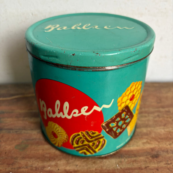 Blechdose Bahlsen Express Keks-und Waffelmischung