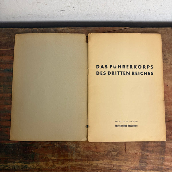 Buch Das Führerkorps des Dritten Reiches