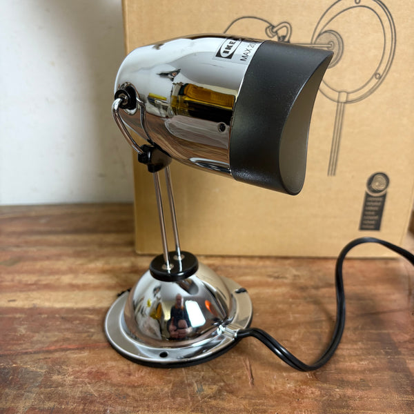 Vintage Halogen Chrom Spot Leuchte Mangan von Tord Björklund für Ikea OVP