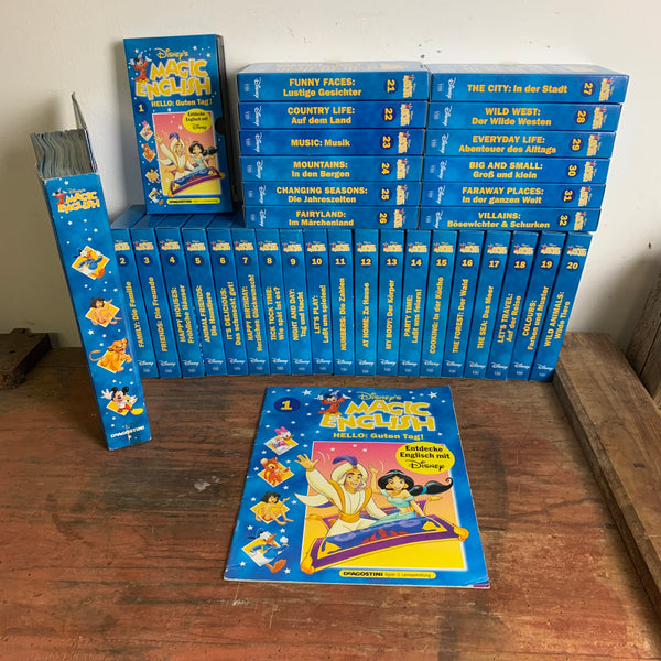 Magic English 34 VHS und Hefte Collection