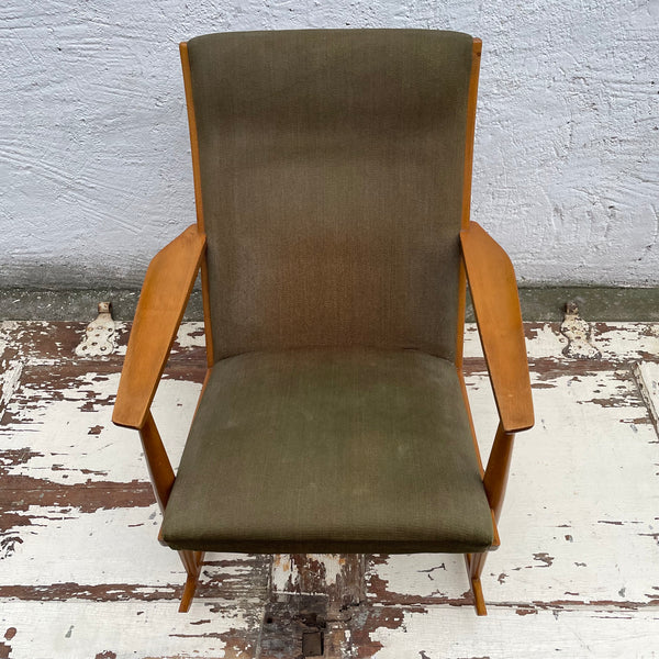 Vintage Danish Rocking Chair Model 97 by Holgar Georg Jensen für Tønder Møbelværk