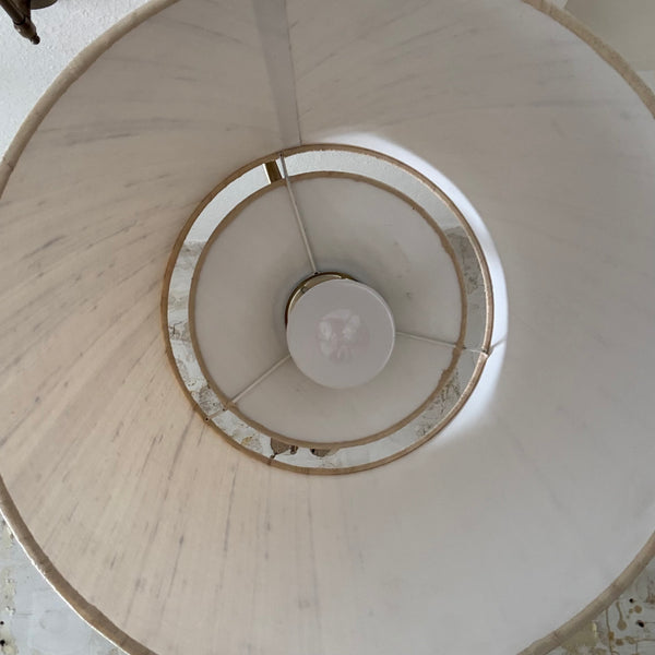 Vintage Messing Schwenkarm Wandlampe