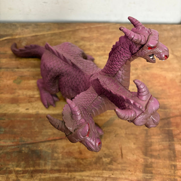 Vintage Aktionfigur Godzilla Style Dreiköpfiger Drache von Chitech