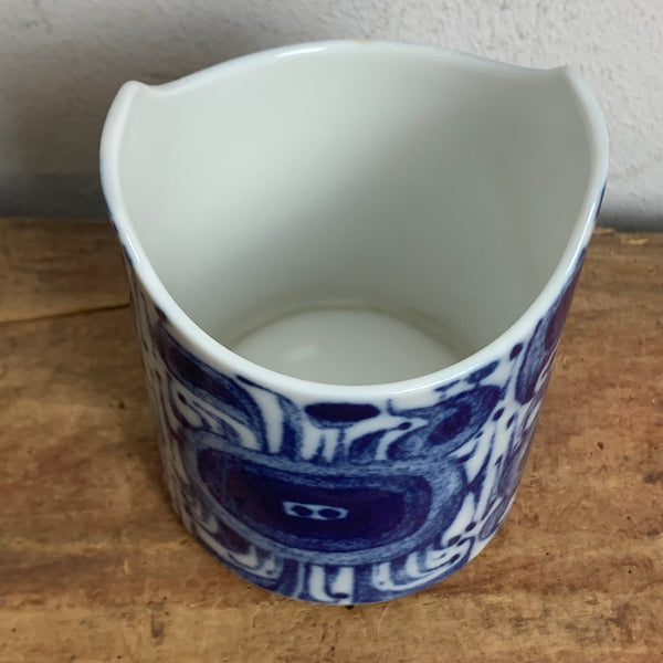 Vintage Porzellan Vase von E. A. Sundermann für Fürstenberg