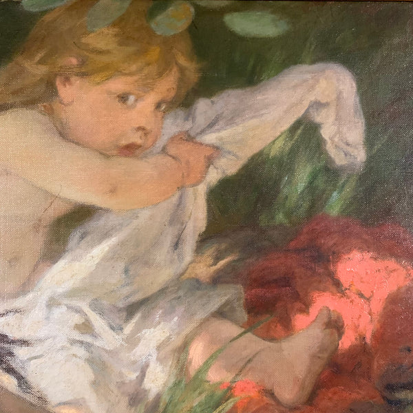 Ölgemälde Das Vergnügen der Kinder von Wilhelm Simmler
