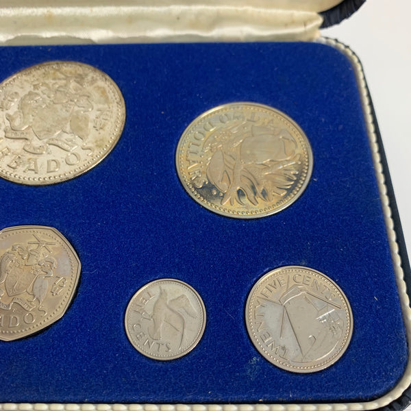 Münzen First National Coinage of Barbados 1973