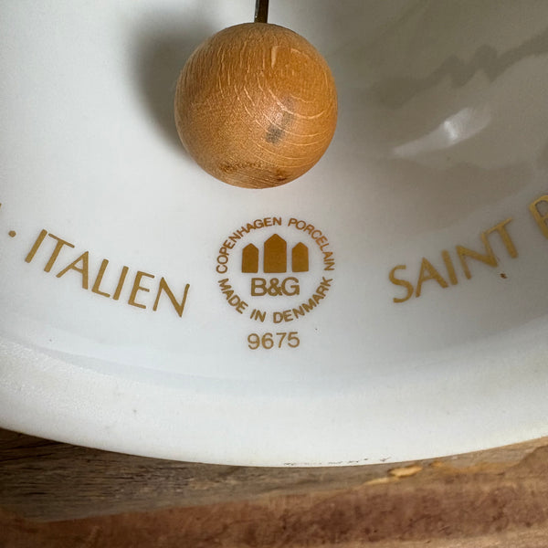 Vintage Jahresglocke von Bing und Gröndahl aus dem Jahr 1975