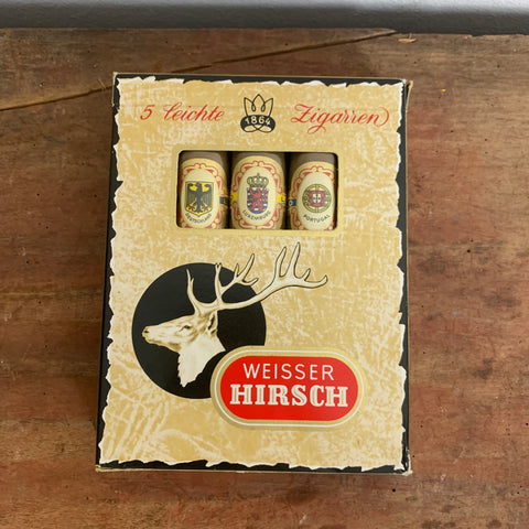 Vintage Zigarren Weißer Hirsch