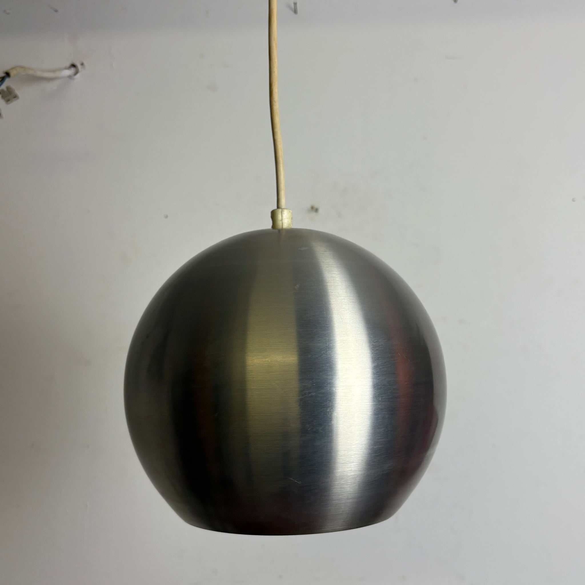 Space Age Aluminium Kugellampe von Erco