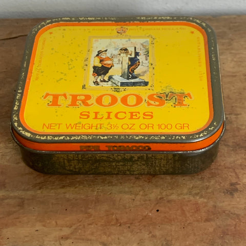 Vintage Blechdose Pfeifen Tabak  Troost Slices
