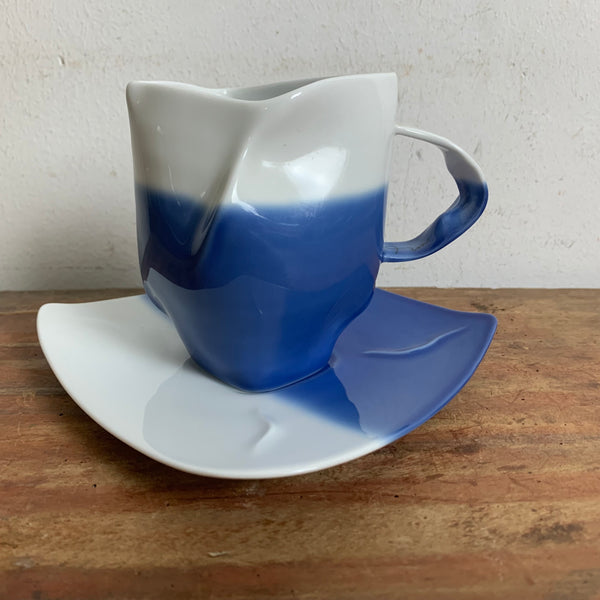 Vintage Kaffeetasse Künstlertasse Nr. 11 von Johan van Loon für Rosenthal