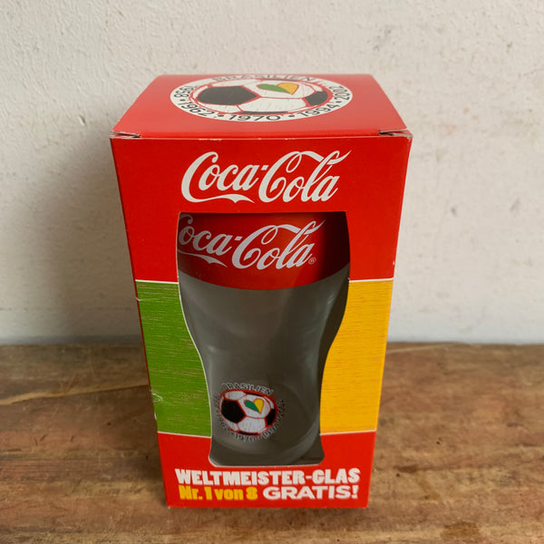 Coca-Cola Weltmeister Glas Nr. 1 Brasilien