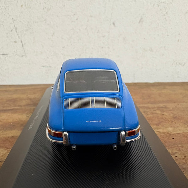 Automodell blauer Porsche 901 Baujahr 1964 von Atlas