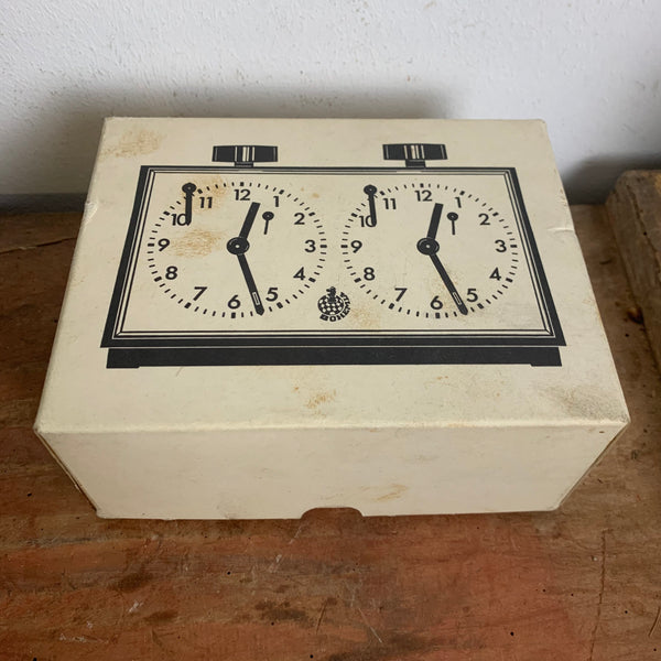 Vintage Schachuhr Schach Zeitnehmer von Bohemia