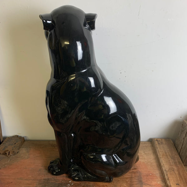 Vintage Skulptur Black Panther