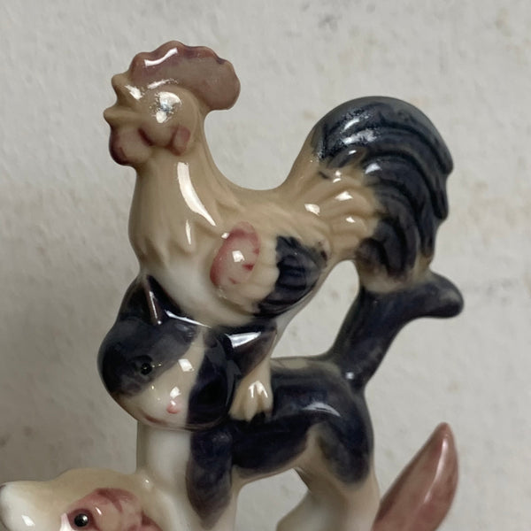 Vintage Porzellan Figur Bremer Stadtmusikanten