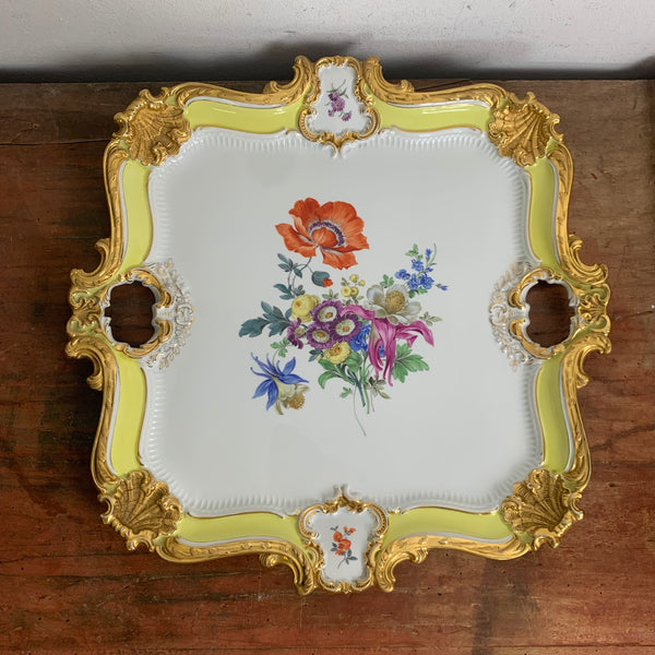 Große Prunkplatte von Meissen