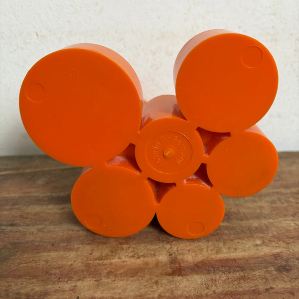 Vintage Stifthalter Utensilo orange
