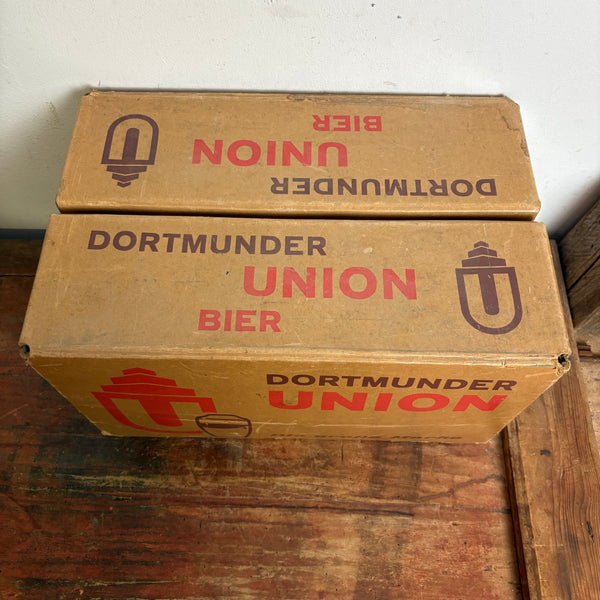 Vintage Papp Bierkiste Dortmunder Union Bier