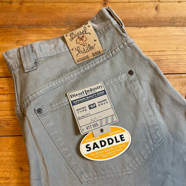 Diesel Saddle Type RR55 W38 grey Jeans - Vintage