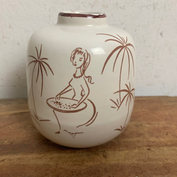 Mid Century Reklame Vase Eszet Schokolade