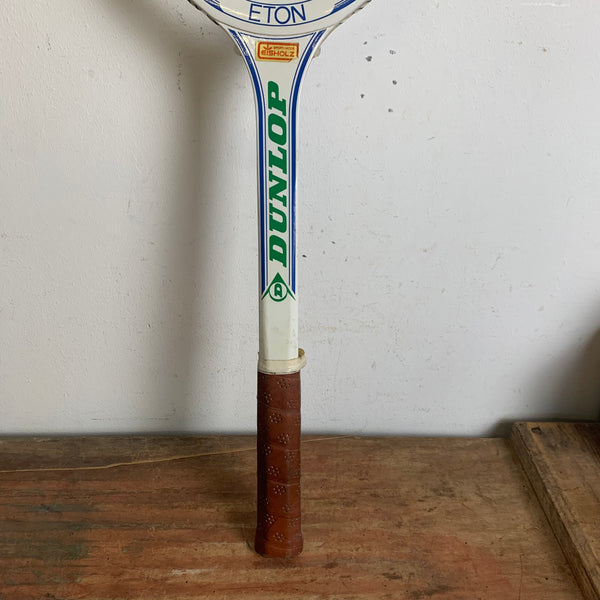 Vintage Holz Tennisschläger von Dunlop