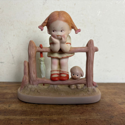 Vintage Figur Memories of Yesterday What will I gow up to be?