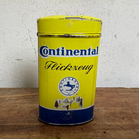 Vintage Blechdose Continental Tromptus Flickzeug