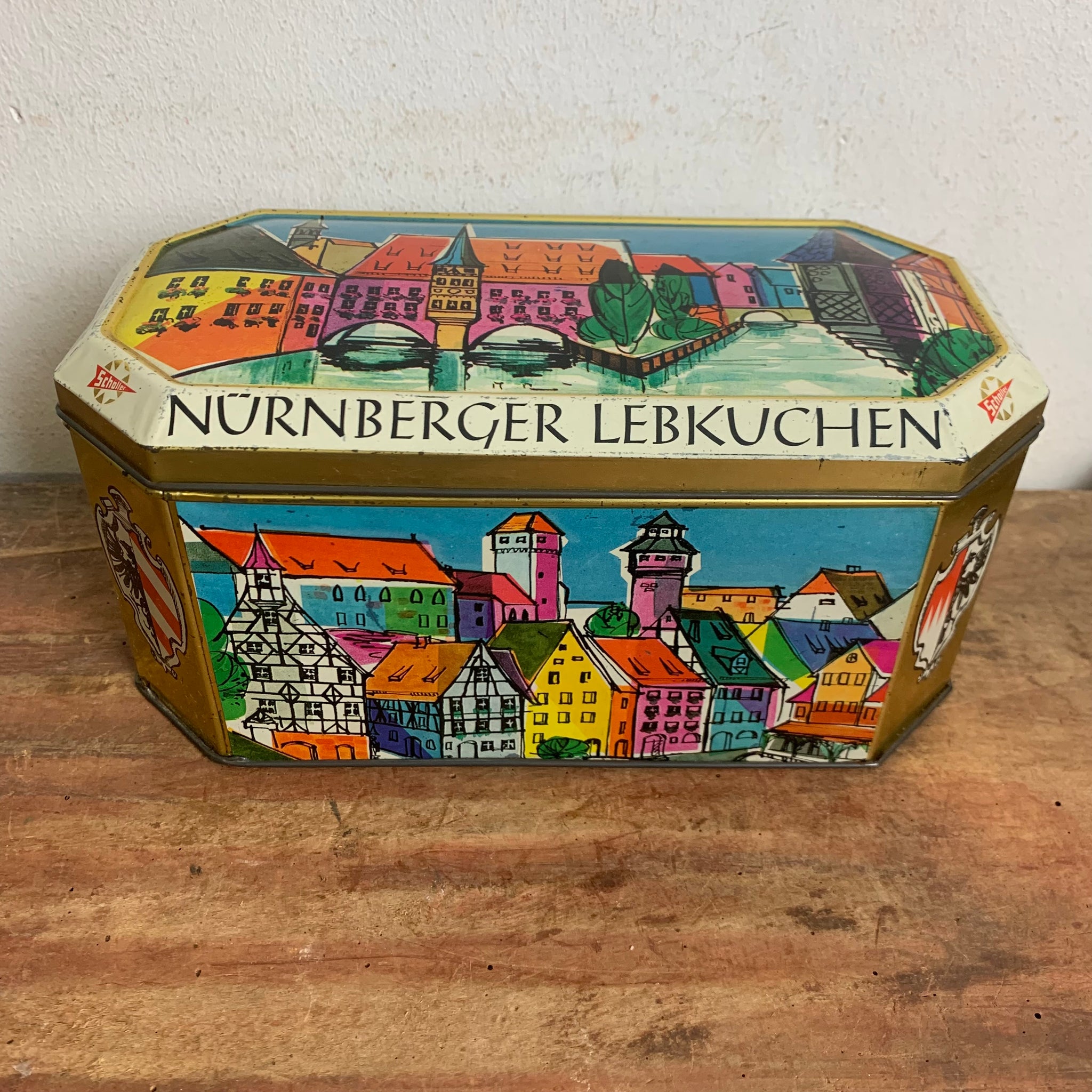 Vintage Blechdose Nürnberger Lebkuchen von Schöller