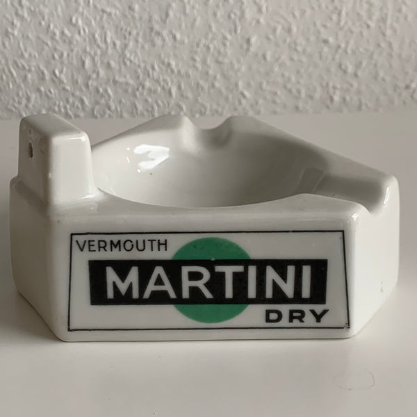 Vintage Martini, Martini Rossi, Martini Dry Aschenbecher