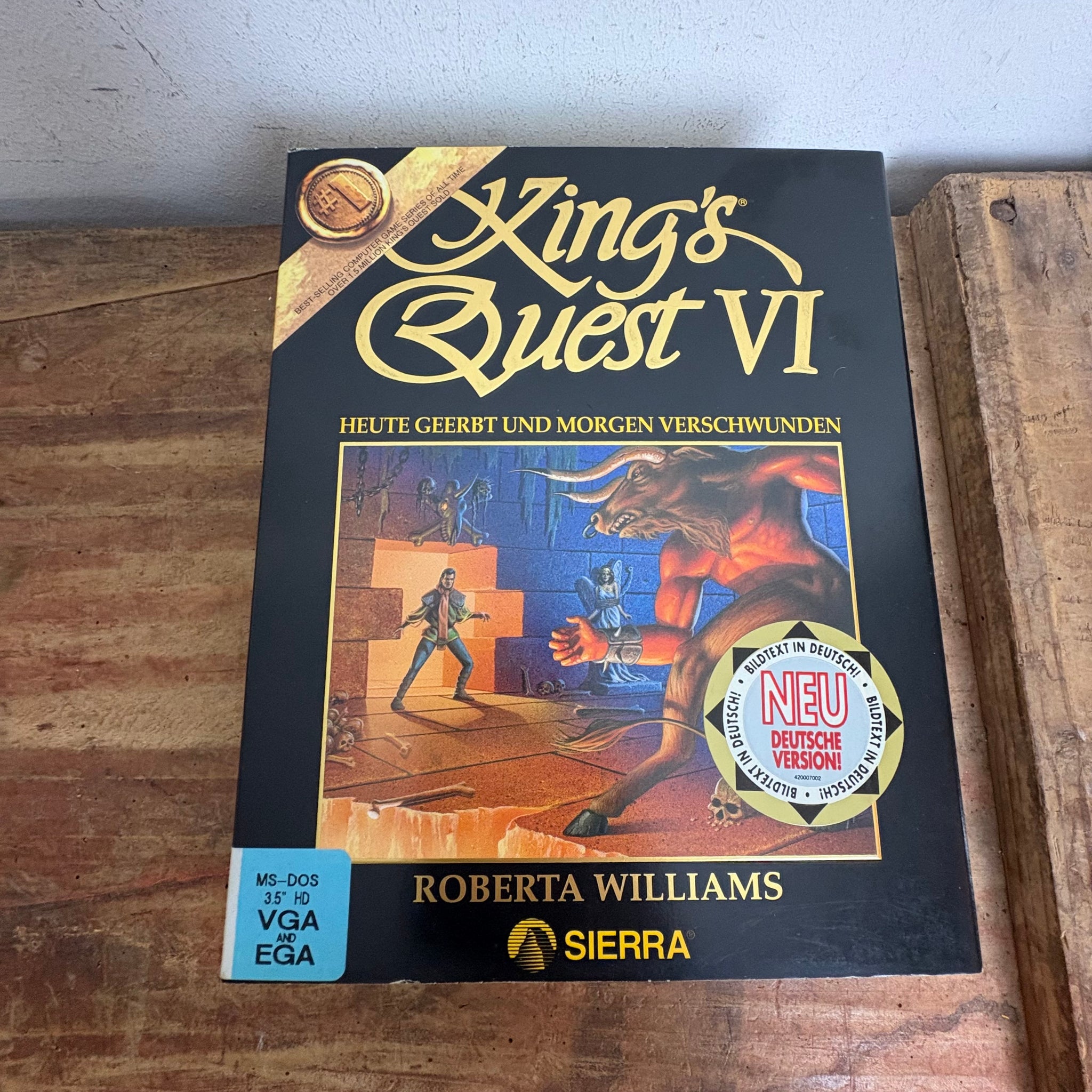 Computerspiel King's Quest VI Heir Today Gone Tomorrow von Sierra Big Box